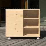 Detská policová komoda na hračky.