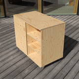 Detská policová komoda na hračky.