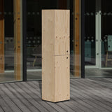 Smreková dvojitá šatníková skrinka.