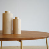 Brigit solid wood vase.