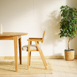 Folding oak dining table Kunst.