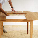 Folding oak dining table Kunst.