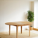 Folding oak dining table Kunst.