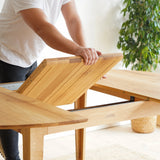 Folding oak dining table Kunst.