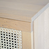 Dubová komoda s ratanom Dobling.