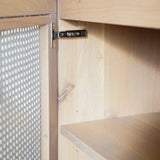 Dubová komoda s ratanom Dobling.