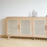 Dubová komoda s ratanom Dobling.