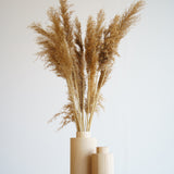 Brigit solid wood vase.