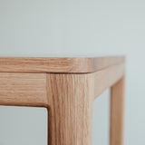 Basis oak dining table.