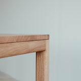 Basis oak dining table.