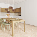 Basis oak dining table.