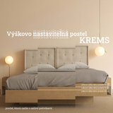 Jaseňová adaptabilná posteľ Krems.